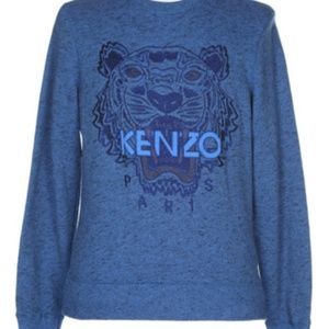 Kenzo Blue Tiger Sweatshirt Nwt 